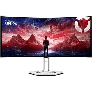 Monitor gaming curbat OLED LENOVO Legion PRO 34WD-10, 34", WQHD, 240Hz, AMD FreeSync Premium Pro, VESA Adaptive Sync, DisplayHDR TB400, Boxe, alb