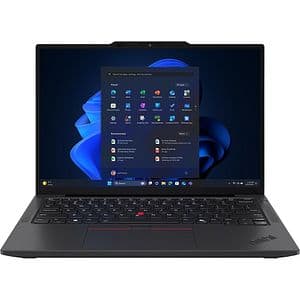 Laptop LENOVO ThinkPad X13 Gen 6, Intel Core Ultra 7 255U pana la 5.2GHz, 13.3" WUXGA, 32GB, SSD 1TB, Intel Graphics, Windows 11 Pro, negru