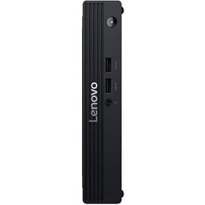 Sistem Desktop PC LENOVO V100q, Intel Core i3-N305 pana la 3.8GHz, 8GB, SSD 256GB, Free DOS, negru