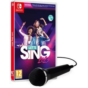 Let's Sing 2023 + 1 Mic Bundle Nintendo Switch