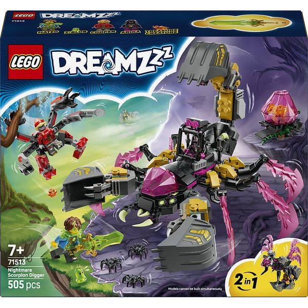 LEGO DREAMZzz: Excavator scorpion de cosmar 71513, 7 ani+, 505 piese