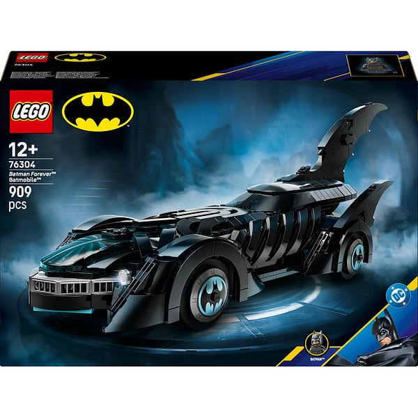 LEGO Super Heroes: DC - Batmobilul din Batman Forever 76304, 12