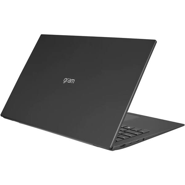 Laptop LG Gram 15Z90Q-G, Intel Core i7-1260P pana la 4.7GHz, 15.6" FHD, 16GB, SSD 512GB, Intel Iris Xe Graphics, Windows 11 Home, negru