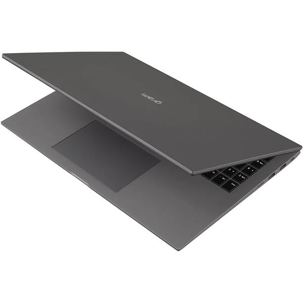 Laptop LG Gram 16Z90Q-G, Intel Core i7-1260P pana la 4.7GHz, 16" WQXGA, 16GB, SSD 512GB, Intel Iris Xe Graphics, Windows 11 Home, negru