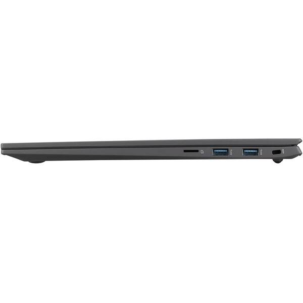 Laptop LG Gram 16Z90Q-G, Intel Core i7-1260P pana la 4.7GHz, 16" WQXGA, 16GB, SSD 512GB, Intel Iris Xe Graphics, Windows 11 Home, negru