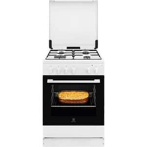 Aragaz ELECTROLUX LKG604017W, 4 arzatoare, Gaz, L 60 cm, Grill, alb