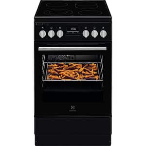 Aragaz ELECTROLUX LKR564275K, SteamBake, AirFry, 4 arzatoare, Electric, L 50 cm, Grill, negru