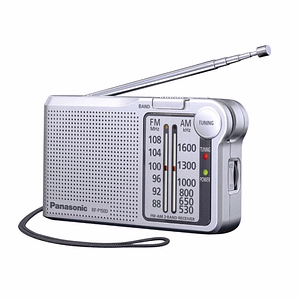 Radio portabil PANASONIC RF-P150DEG-S, FM/AM, negru