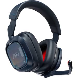 Casti Gaming Wireless LOGITECH Astro A30 Lightspeed PS5, multiplatforma, bleumarin-rosu