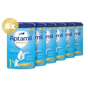 Lapte praf APTAMIL Nutri-Biotik 1+, 12 luni+, 6x800g