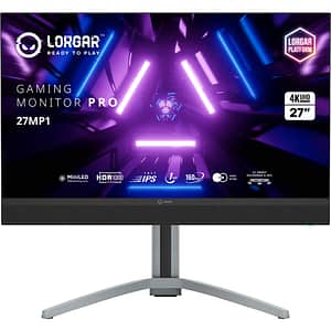 Monitor Gaming Mini LED VA LORGAR Pro 27MP1, 27", 4K UHD, 160Hz, HDR, AMD FreeSync, boxe, negru