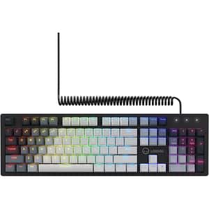 Tastatura Gaming mecanica LORGAR Azar 514, USB, Layout US, alb
