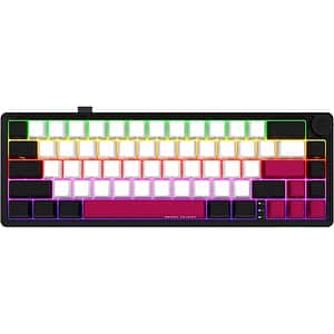 Tastatura Gaming Wireless mecanica LORGAR KBP70MW, USB, Layout US, negru