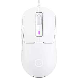 Mouse Gaming LORGAR MSA10, 12000 dpi, alb