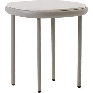 Masa terasa LIVINTWIST Scala 7, aluminiu, 43.5 x 43.5 x 45 cm, kaki