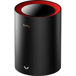 Sistem Wireless Mesh Gigabit CUDY M3000 V1 AX3000, Wi-Fi 6, Dual-Band 574 + 2402 Mbps, 1 buc, negru