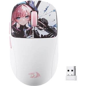 Mouse Gaming Wireless REDRAGON Klyamoor Pro, 24000, alb-roz