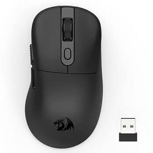 Mouse Gaming Wireless REDRAGON Jabns, 12000 dpi, negru