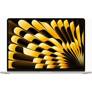 Laptop APPLE MacBook Air 15 mqkv3ro/a, Apple M2, 15.3" Retina Display, 8GB, SSD 512GB, 10-core GPU, macOS Ventura, Starlight, Tastatura layout RO