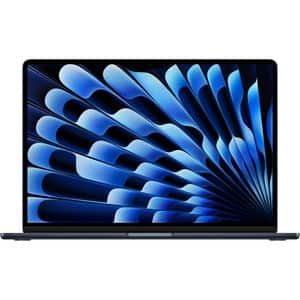 Laptop APPLE MacBook Air 15 mc9l4ro/a, Apple M3, 15.3" Retina Display, 24GB, SSD 512GB, 10-core GPU, macOS Sequoia, Midnight, Tastatura layout INT
