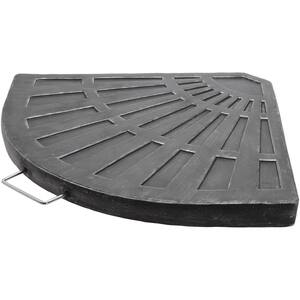 Baza umbrela PROGARDEN, ciment, 49 x 65 x 3.7 cm, negru