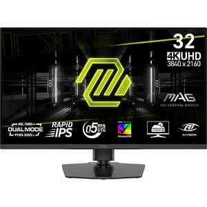 Monitor Gaming LED IPS MSI MAG 322URDF E16, 31.5", 4K UHD 160Hz / Full HD 320Hz, FreeSync Premium, DisplayHDR 400, negru