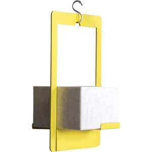 Suport ghiveci flori SPIN Fliss, 19 x 15 x 33 cm, galben