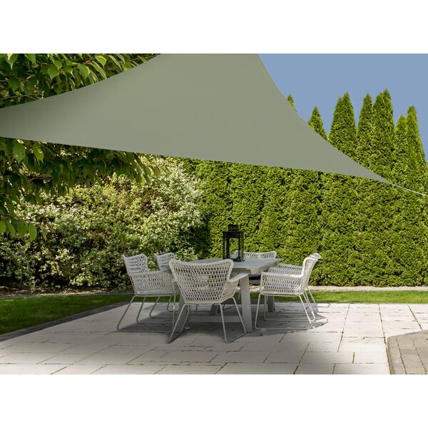Copertina terasa AMBIANCE Triangle M, poliester, 360 x 360 cm, verde