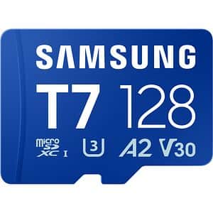 Card de memorie SAMSUNG T7, microSDXC,128GB, 170MB/s, clasa U3, V30, A2