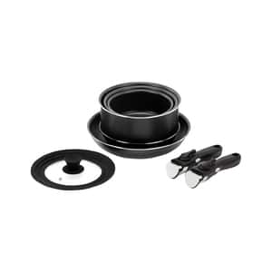 Set vase MYRIA MC4012, 8 piese, 16-20cm, aluminiu, negru