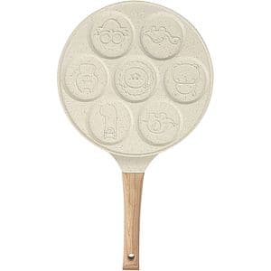 Tigaie clatite MYRIA MC4073, aluminiu, 26cm, 7 forme animalute, bej