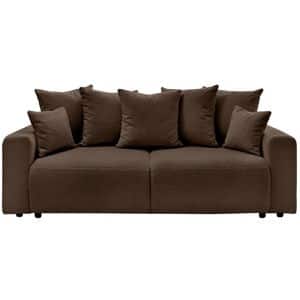 Canapea extensibila Livigno, 3 locuri, 235 x 93 x 100 cm, maro