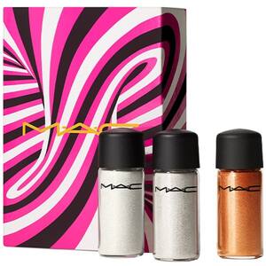 Set Glitter MAC Sprinkle Of Magic Mini Glitter Kit: Glitter, Red, 2.5g + Glitter, Reflects, 2.5g + Glitter, Bronze, 2.5g