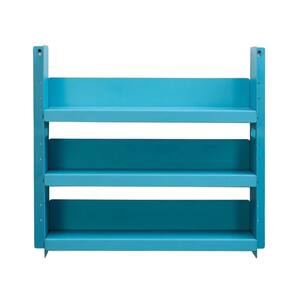 Raft perete Edge, 53 x 15 x 53 cm, cyan