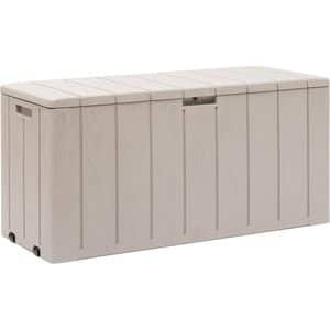 Lada depozitare gradina TOOMAX Bravo, polipropilena, 117.5 x 45 x 56 cm, gri