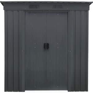 Casuta gradina PERGART Leipzig II 64, metal, 110 x 174 x 174 cm, antracit