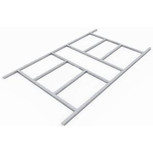 Cadru podea PERGART Dresden II 86, metal, 98 x 184 x 2.6 cm, negru-gri