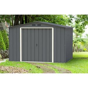 Casuta gradina DURAMAX Eco 10X8, otel, 322.1 x 242.2 x 196.1 cm, antracit