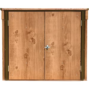 Dulap depozitare gradina DURAMAX 5X3, 154.2 x 96 x 130.5 cm, maro