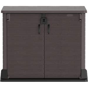 Dulap depozitare gradina DURAMAX Storeway 850 L, 130 x 74 x 110 cm, maro