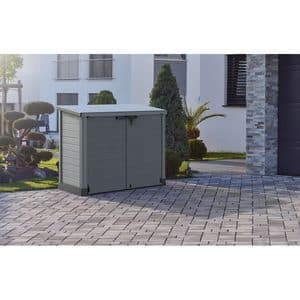 Dulap depozitare gradina DURAMAX Storeway 1200 L, 145 x 82.5 x 125 cm, gri