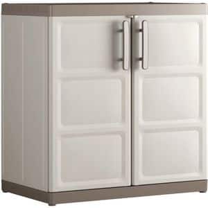 Dulap depozitare gradina KETER Excellence XL Base, polipropilena, 89 x 54 x 93 cm, bej