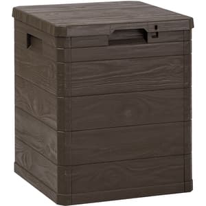 Lada depozitare gradina TOOMAX Woody's, PP, 42.5 x 44 x 50 cm, maro