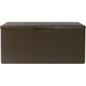 Lada depozitare gradina TOOMAX Portofino, PP, 123.7 x 54.5 x 56.2 cm, maro