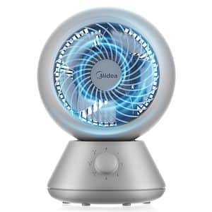 Ventilator de birou MIDEA MDF24JG, 3 trepte de viteza, 30W, gri