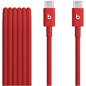 Cablu date BEATS MDGF4ZM/A, USB-C - USB-C, 1.5m, rosu