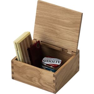 Cutie depozitare Simple S, 15 x 15 x 7.3 cm, maro deschis