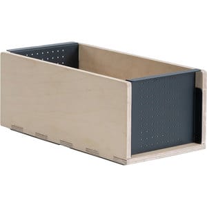 Cutie depozitare Boxxit, 30 x 15 x 12.3 cm, gri inchis