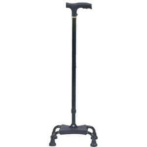 Baston cu 4 picioare BEST M 924L,  greutate suportata 100 kg, negru