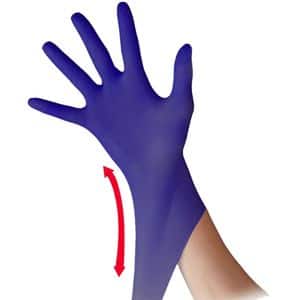 Manusi examinare nepudrate EVRIKA 1006379, nitril, marimea XL, 100 buc